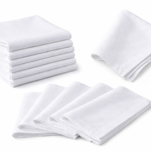 Guardanapo de Tecido Branco 200 Fios 45 x 45 - Imagem 8